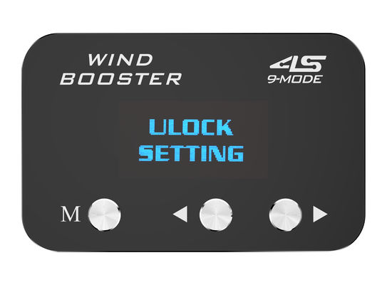 Windbooster 4S 자동차 스로틀 컨트롤러 블랙 알루미늄 프레임